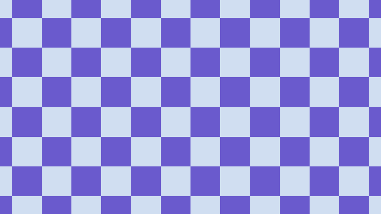 A conventional grid of squares